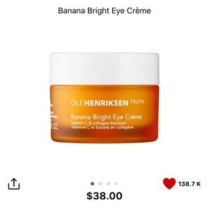 BNIB OLEHENRIKSEN BANANA BRIGHT EYE CREME